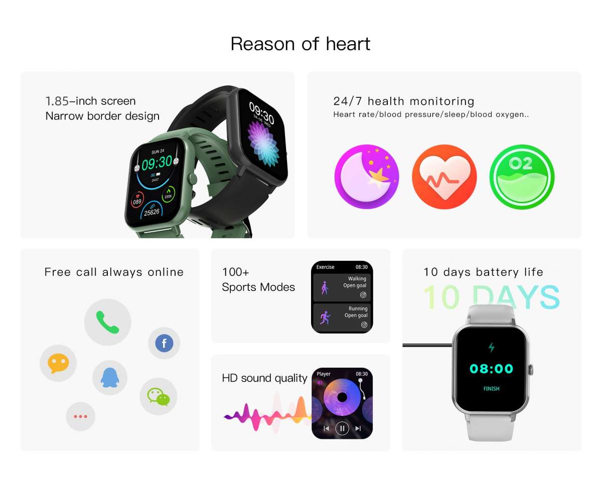 Smartwatch SWS13 mit Bluetooth Telefonie und FullTouch Display Fitnesstracker Sport Smartwatch SWS13 mit Bluetooth Telefonie und FullTouch Display Fitnesstracker Sport