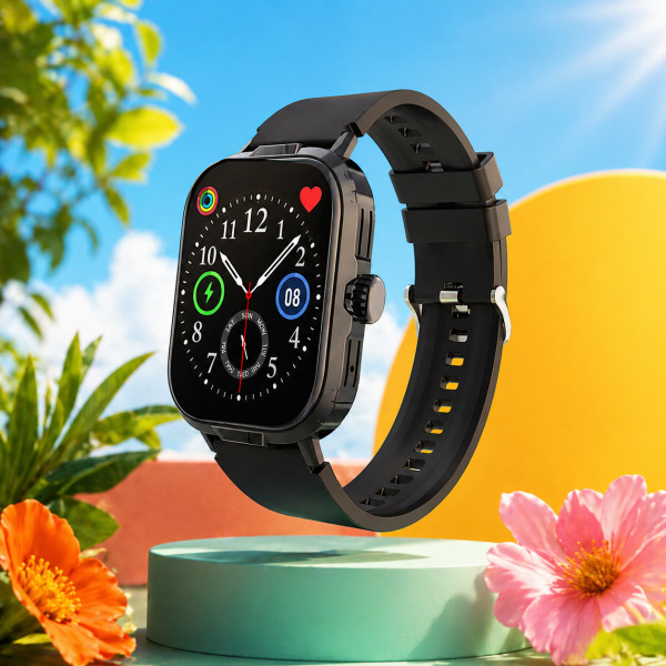 Smartwatch SWAir9 mit Bluetooth Telefonie, Schrittzähler, Gesundheitsfunktionen, Schlafüberwachung