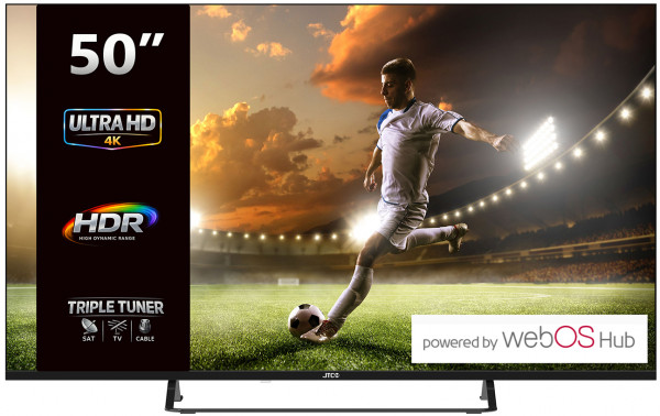 JTC-24 JTCS50U39501FLW 50" (126 cm) UHD Smart TV, webOS, Triple Tuner, Randlos Design